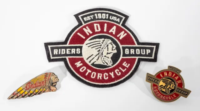 Indian Motorcycles - Sew on Patch and Pins