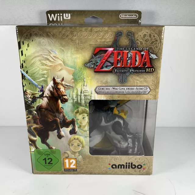 La Légende De Zelda Twilight Princesse HD Grand Boîte Amiibo Wii U GB Pal