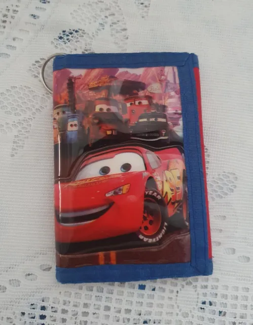 Disney's Pixar Cars Lightning McQueen Red Bitfold Kids Wallet