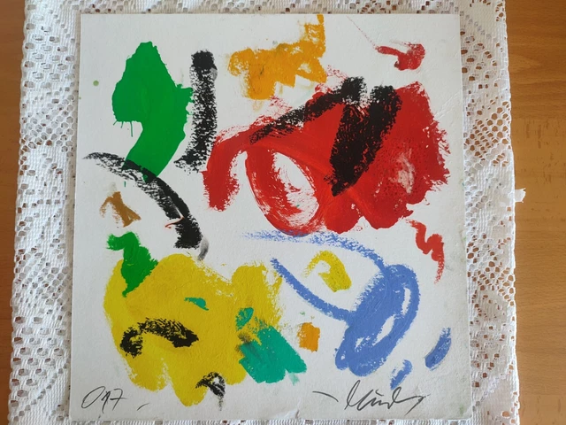 Técnica Mixta De Sergi Barnils, Firmada Por El Autor.