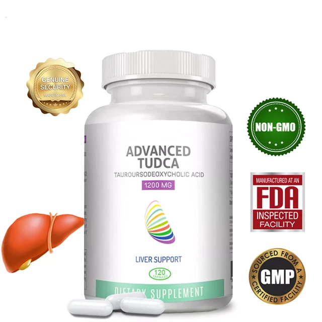 ADVANCED TUDCA 1200MG - Liver Detox Cleanse & Repair Formula, Enhance ...