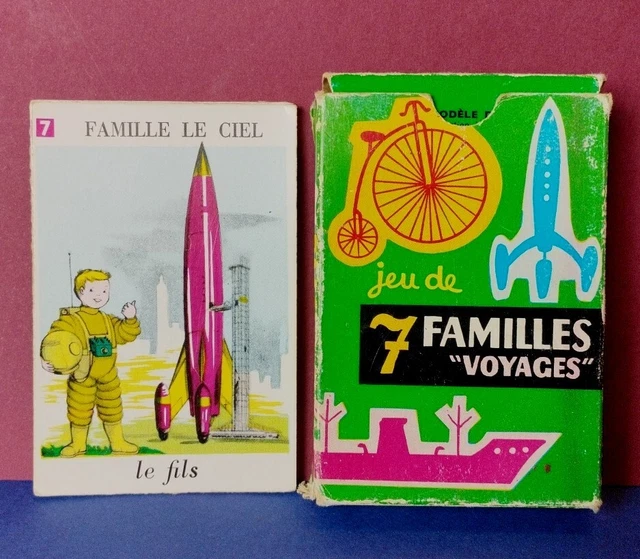 Ancien Jeu De 7 Familles – Les Gamins De Paris – Année 1970 – Vintage