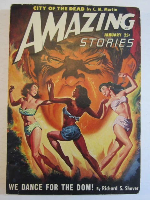 Amazing Stories Pulp Jan 1950 Vol. 24 #1  VG/FN