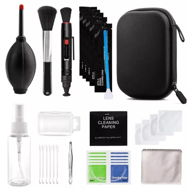 Professional DSLR Camera Cleaning Kit 29-in-1 Camera Cleaner Set for Lens