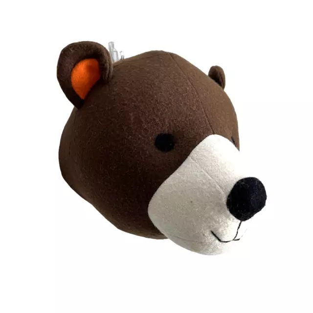 Target Pillowfort Brown Bear Plush Bust Stuffed Head Children’s Zoo Decor Wall