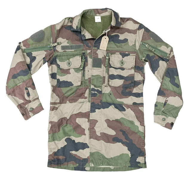 Maglietta Da Combattimento Esercito Francese CCE Woodland – Manica Corta, Leggera, Originale, Usata Ma In Regola! - Foto 2