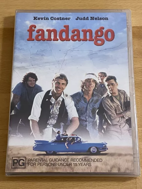 Fandango DVD Comedy Drama Kevin Costner Judd Nelson Region 4 New & Sealed