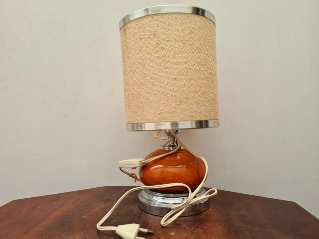 Lampe de Bureau Eyeball Orange Space Age, Europe, 1970s en vente sur