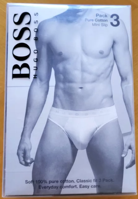 NEW 2XL HUGO BOSS Mens 3 Pack Low Rise Classic Fit Briefs Underwear XXL & BONUS!