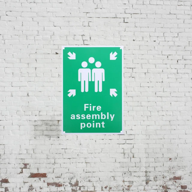 Pvc Assembly Point Sign ASSEMBLY POINT SIGN for emergency Emergency Assembly Point Sign PVC ...