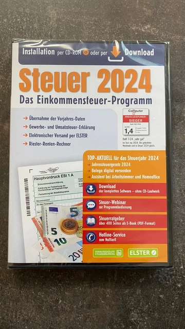 **ALDI STEUER 2024 für das Jahr 2024 Einkommensteuer NEU/OVP** EUR 12