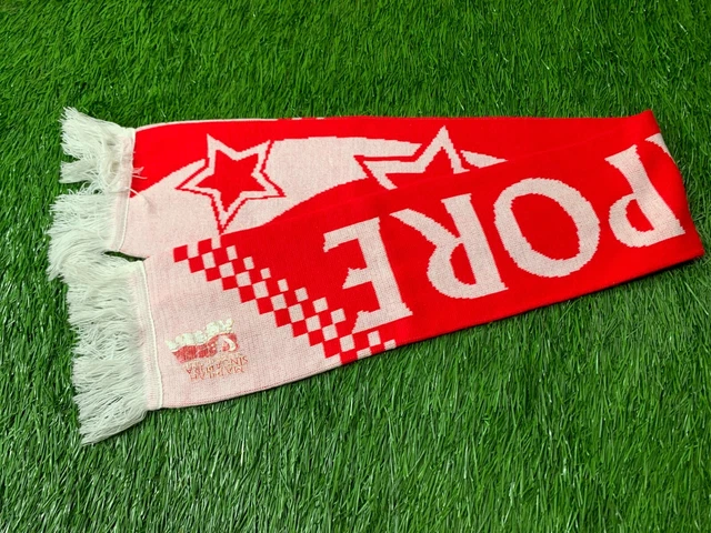 SINGAPORE NATIONAL TEAM rare FOOTBALL SOCCER FAN SCARF OFFICIAL PRODUCT ONE SIZE