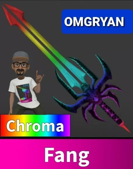 Roblox Murder Mystery 2 MM2 Chroma Fire Bat Godly Pet