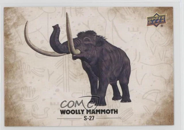 2015 Upper Deck Dinosaurs Stickers Woolly Mammoth #S-27 i7o