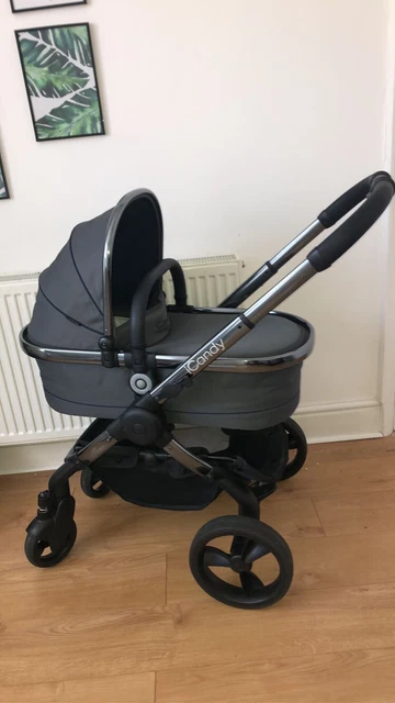 icandy peach pram pushchair midnight blue grey travel system car seat