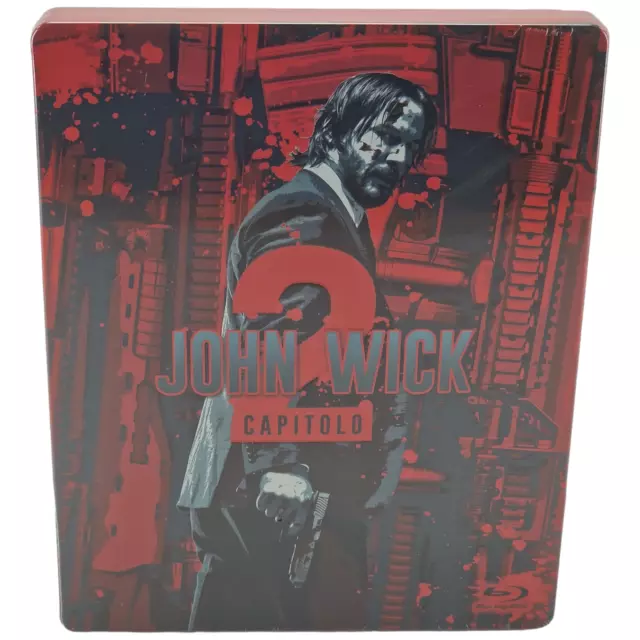 John Wick : Chapter 2  Blu-ray Steelbook  Keanu Reeves  2017  Region B