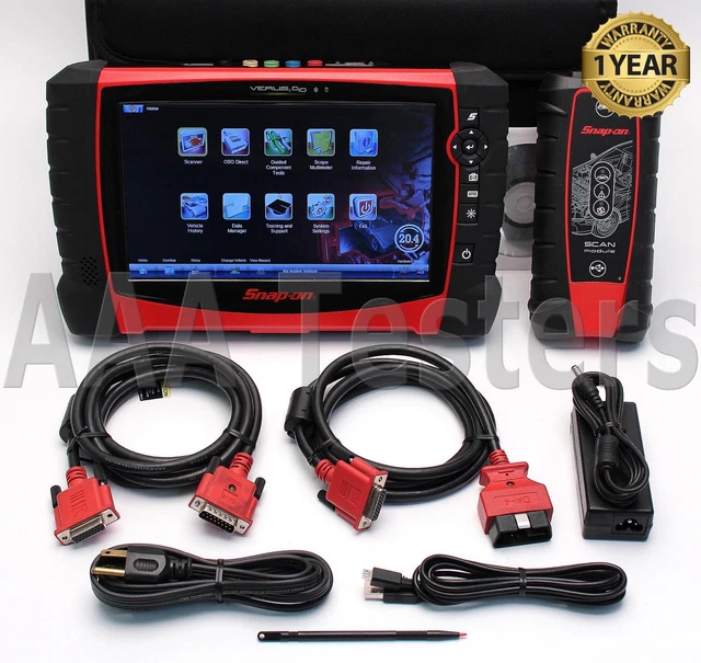 SNAP-ON VERUS PRO D10 V20.4 EEHD301-6 Automotive Diagnostic Scan Tool ...