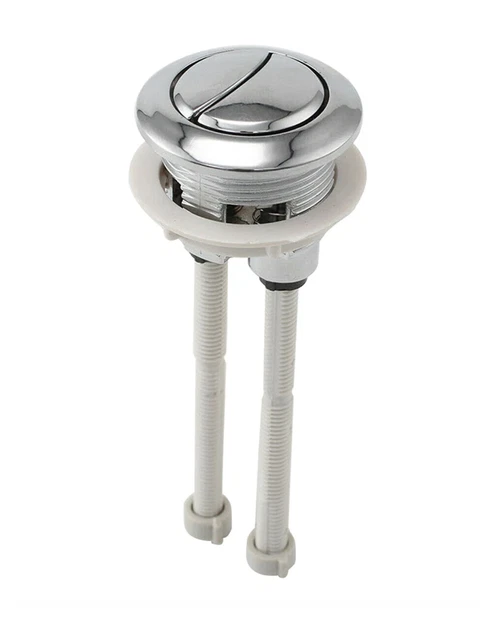 Bouton De Chasse D’eau Double Poussoir 38 Mm - Kit De Remplacement En ABS, Durable, Pour Réservoir De WC