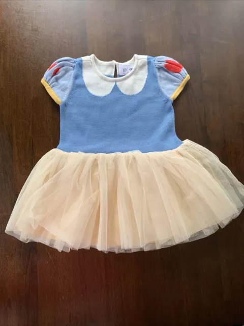 Baby Gap Girl's 12-18 Months Disney Snow White Tutu  Tulle Dress Costume