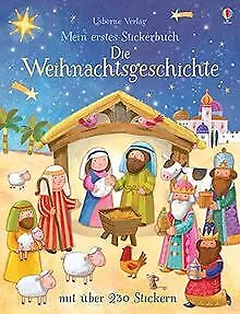 Mein erstes Stickerbuch: Die Weihnachtsgeschichte de ... | Livre | état très bon