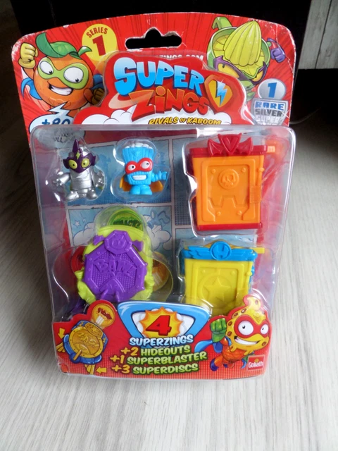 RARE SUPERZINGS SERIE 1 Rivals of kaboom Blister scellé Rare silver ...