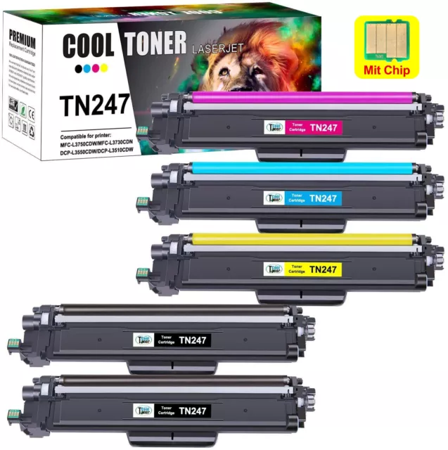 Toner compatibile per Brother TN-247 TN-243 MFC-L3750CDW DCP-L3510CDW HL-L3210CW