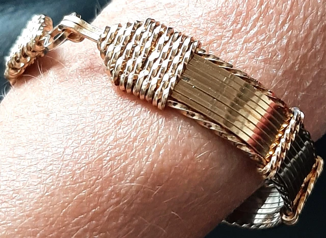 Bracelet Jonc Berbère En Bronze/Cuivre - Bijou Femme Style Afrique Du Nord - Diamètre 7 Cm