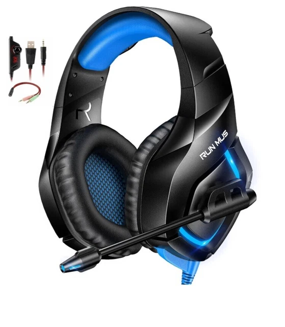 GAMING HEADSET STEALTH Stereo With Mic For XBOX PS5 PS4 Switch PC £9.99