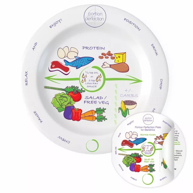 Portion Perfection Portion Control Bariatric Plate - Melamine