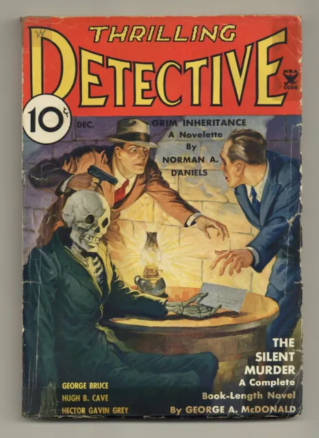 Thrilling Detective Pulp Dec 1934 Vol. 13 #1 GD 2.0