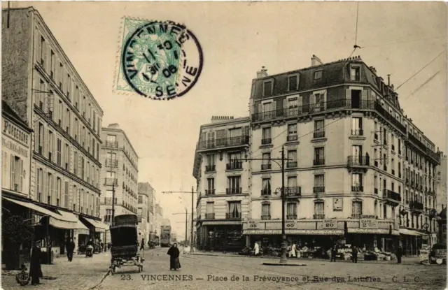 CPA AK VINENNES Place de la Prévoyance and Rue des Laitieres (672282)
