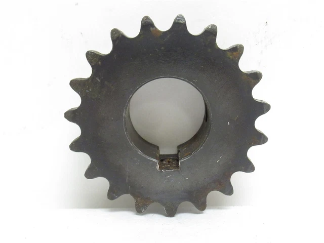 231422 Old-Stock; Tsubaki 35B19F-1 Sprocket #35; 19 Teeth; 1"ID