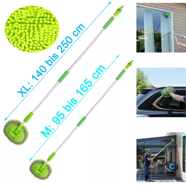 Area52 Waschhandschuh 2er Set - Chenille Mikrofaser Für Kratzfreie Autowäsche