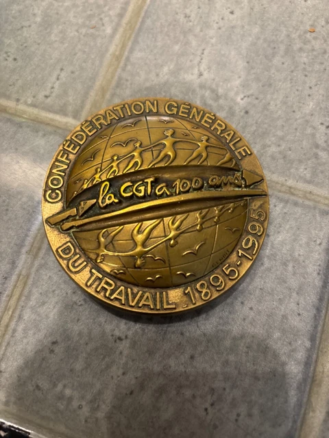 Médaille Ancienne En Bronze Massif - Les Funérailles D’Atala, Signée João Da Silva, Datée 1906 - Portugal - Bon état