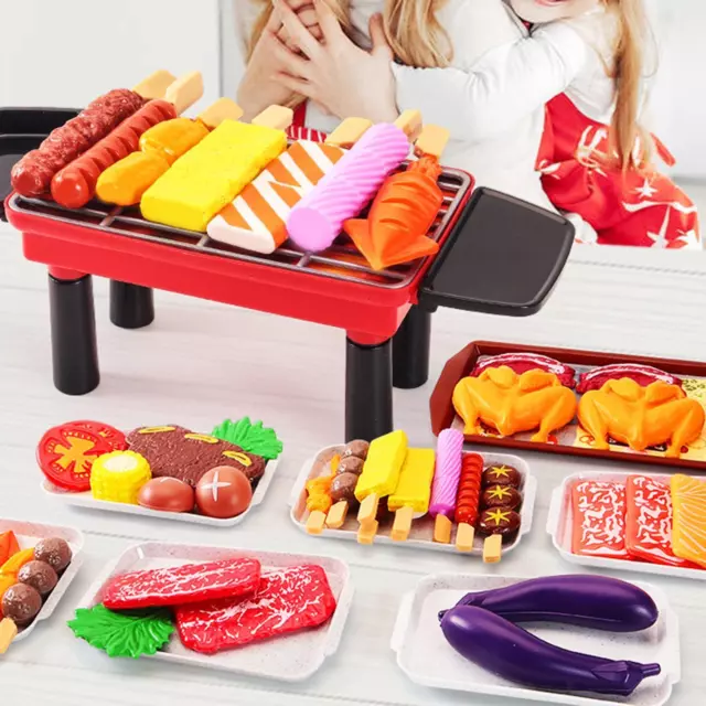 Faire semblant de Barbecue pour enfants, ensembles de nourriture, jouets de