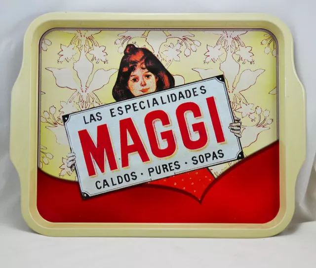 Bandeja Vintage Maggi Metálica Nueva