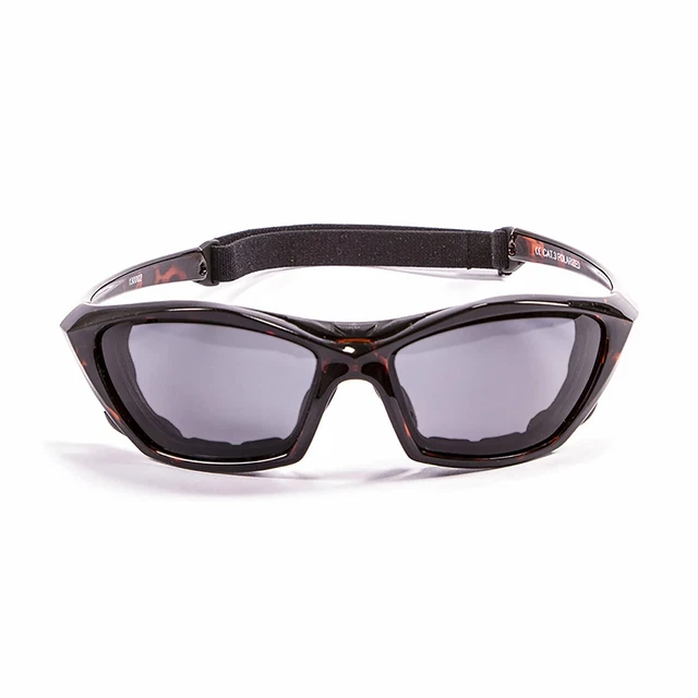 OCEAN LAKE GARDA Floating Sunglasses Kiteboarding, Demy Brown & Smoke Lens