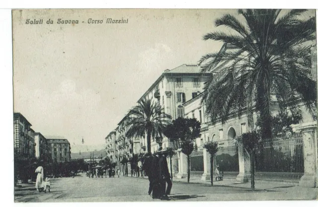 Savona - Corso Mazzini - fp vg 1924