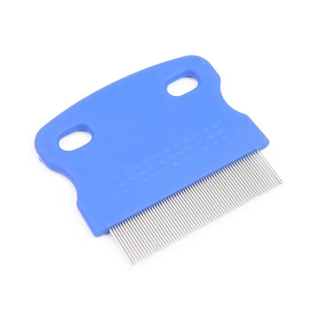 Nit Lice Eggs Removal Comb Ultra Fine Metal Teeth Clean Head Hair Pet Fur Flea