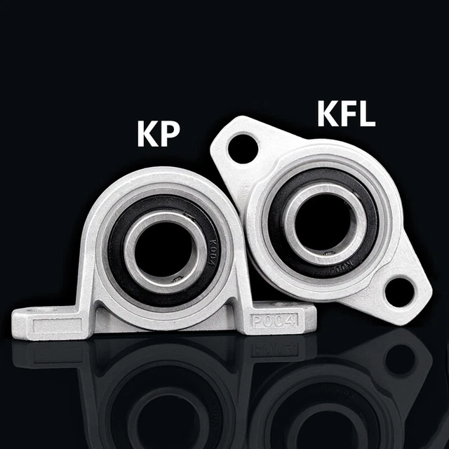 KP KFL blocco cuscini cuscinetto flangia alloggiamento 8 10 12 15 17 20 25 30 mm alberi di foro