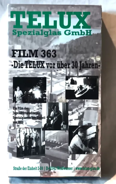 VHS Video Kassette / Videokassette - TELUX Spezialglas GmbH ++H-B125+++*