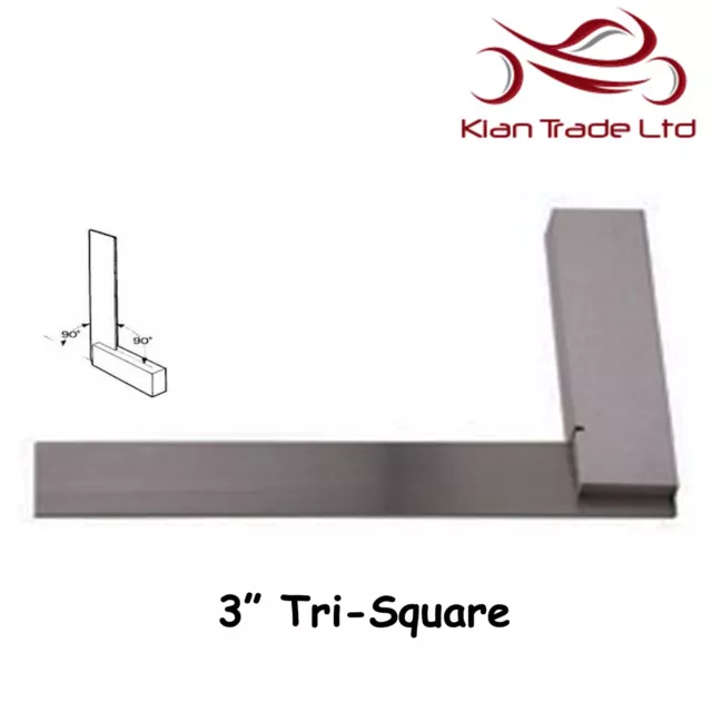 7.6cm 75mm Cartabón Tri Angular sin Marcar Alta Calidad Madera Carpintero Tool