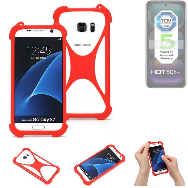 Coque Silicone + écouteurs Pour Huawei Enjoy 20 5G - Housse De Protection Pare-chocs, Noire