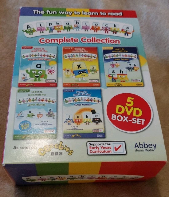 ALPHABLOCKS COMPLETE COLLECTION DVD Box Set - Vol 1-5