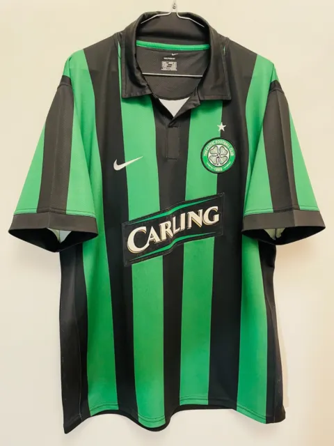 Celtic Glasgow 2006/07 Away Football Shirt Jersey Nike Size L Excellent