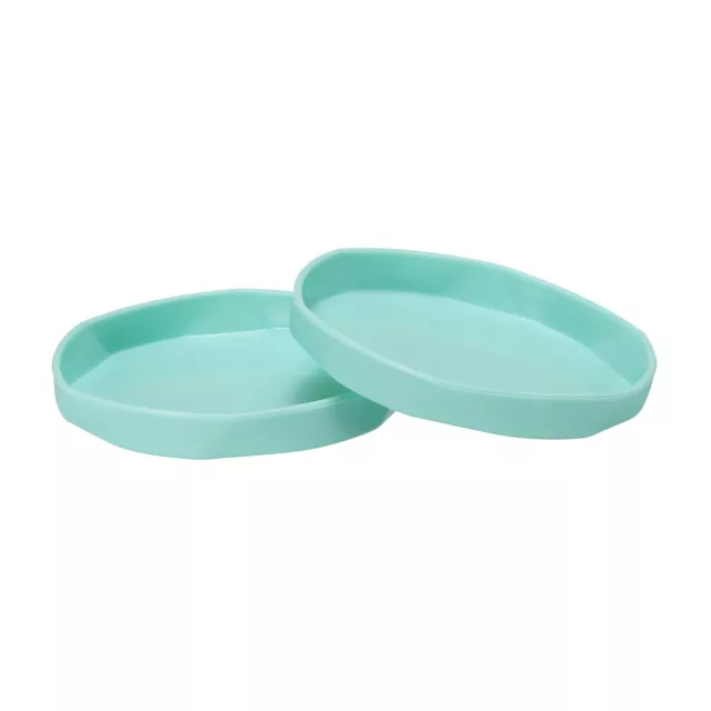 Pianta Vaso Sottopiatti 4.3 ",5pz Plastica Esagonale Rotondo,Verde