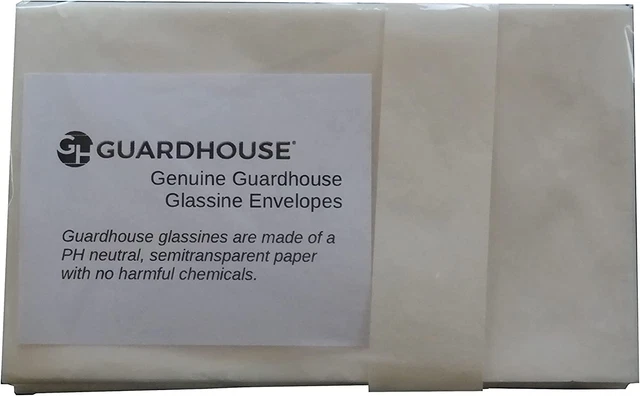 One Hundred (100) #4 Glassine Envelopes -- 3 1/4 X 4 7/8