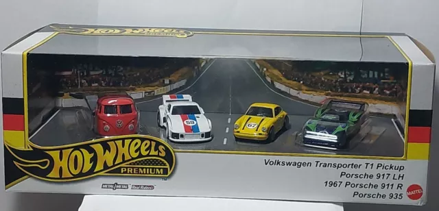 Hotwheels 1/64 🇨🇵 diorama Premium #2024 Porsche 935,911 R, 917 LH, Volkswagen