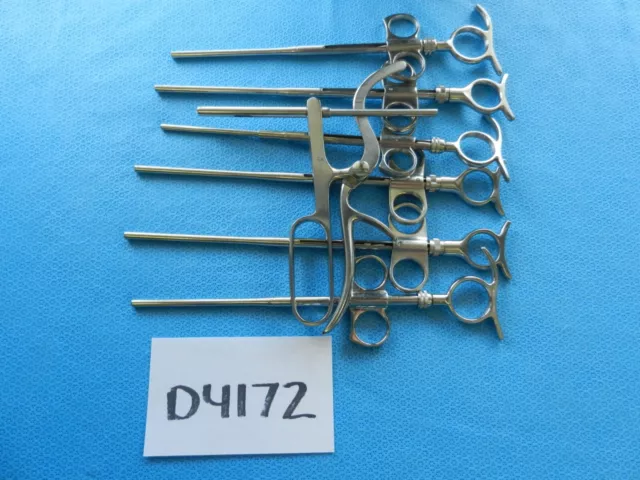 D4172 V. Mueller Jarit Storz Surgical ENT Instruments Lot Of 7