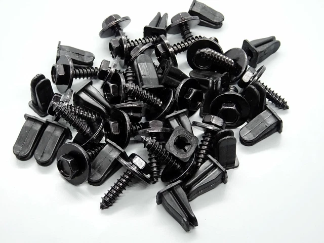 Viti E Clip Di Ricambio 40xU Dado Vite Di Fissaggio - Foto 2